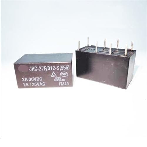 Relé JRC27F012S DC12V de 8 pines con contactos de alta precisión para circuitos impresos