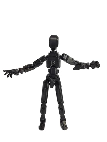 Bonecos Articulado Dummy 13 Diversas Cores Brinquedo Infantil Criança Colecionador Colecao (Preto)