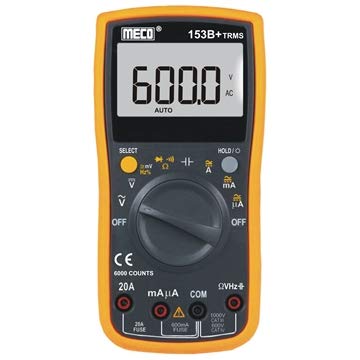 MECO 153 B + 3 Digit/6000 Count TRMS Auto Ranging Digital Multi Meter with Holster-image-7