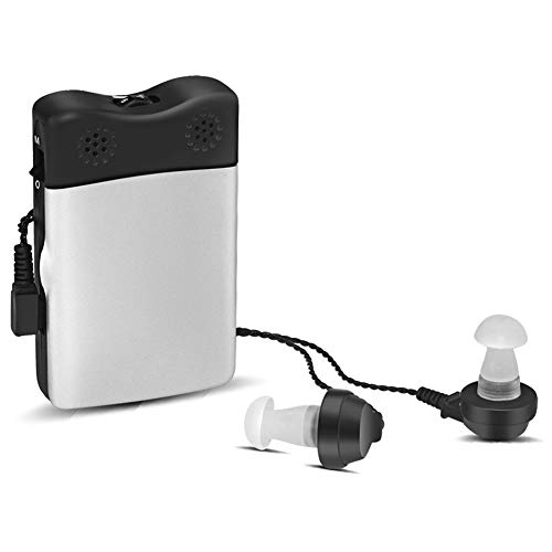 Earup Personal Pocket Hearing Aids Amplifier for Adults Seniors with Earbuds Small Sound