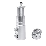 MTB Vástago Elevador de Manillar para Bicicleta, Elevador de Manillar de Bicicleta, para Horquilla 1-1/8' 28.6mm, Adaptador de Extensor de Manillar de Aleación de Aluminio, Plata
