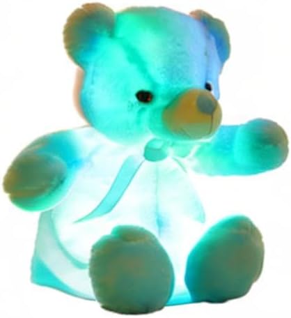 Oso de Peluche LED Con Luz 20 Pulgadas Azul miniatura 7