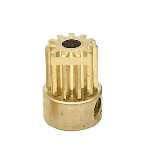 Engrenage métallique 0.5M 15T cylindrique de 12mm de hauteur pour moteur de modélisme