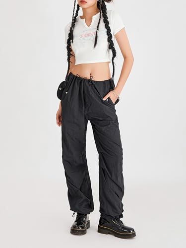 Womens-Cargo-Sweatpants-Casual-Baggy-High-Waisted-Joggers-Pants-Sweat-Trousers