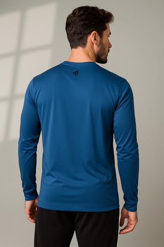 Image of Men's Crew Neck T-Shirt | Premium Polyester Fabric | Breathable, Lightweight, Stylish Activewear for Gym, Training & Casual Wear