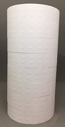 Etichette Prezzo Monarch 1131 Bianche | Confezione Risparmio 80.000 Pezzi | 32 Rotoli + 4 Rotoli Inchiostro Inclusi | Dimensioni 19x11 Mm