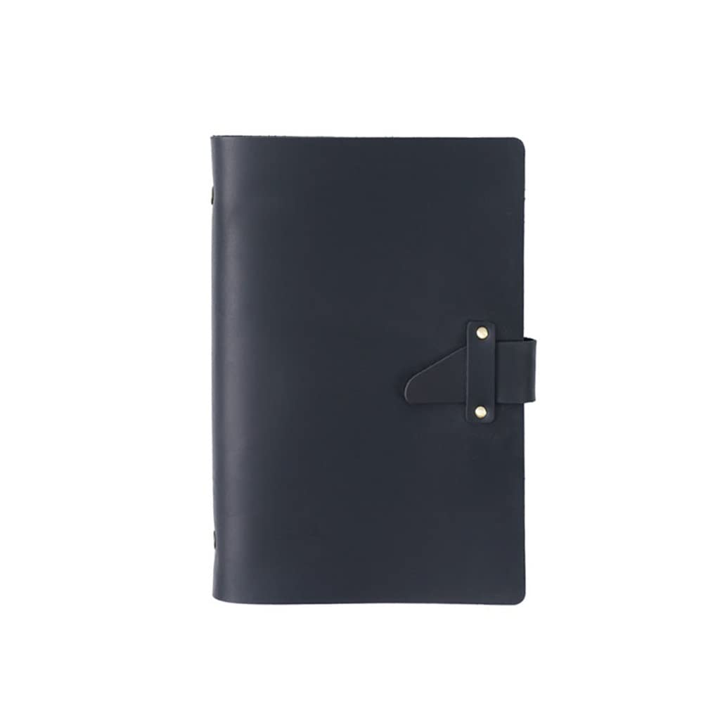 Notatniki i notesy ze skóry bydlęcej A5 Retro Spiral Segregator Planner Pamiętnik Biurowe artykuły papiernicze (G 210x145 mm)