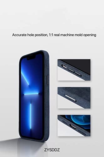Zysddz New Protective Case For Iphone 13 All Inclusive Series Phone Handmade Suede Alcantara, Compatible With Wireless Charging (Iphone 13 Pro,Black) #TOP5