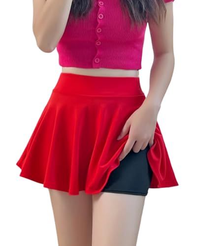 [Sharphon] �t���A�X�J�[�g ���b�h ���n �y�`�p���c�t�� �n�C�E�F�X�g �I�V���� �t�� �Z�N�V�[ 33�� ���n�t�� �~�j�� ������ ���q���� ������� ������ �V���n �̌^�J�o�[ �������REI210