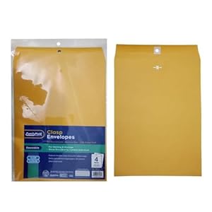 FamilyMaid 26447 Briefumschläge mit Klammern, 4 Stück