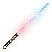FlashingBlinkyLights Multicolor Expandable Light Up Saber with Motion Activated Sound & Light Effects