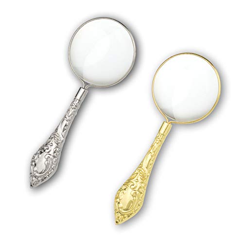 Loupe 5X haute puissance avec lentille en verre pour basse vision
