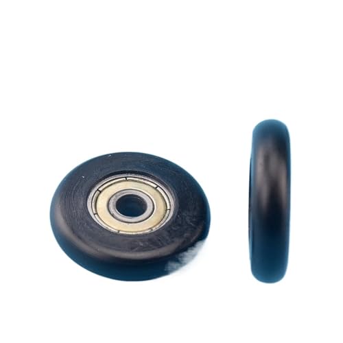 Roue en plastique nylon 5x27x6.5mm pour porte coulissante et fenêtre avec roulement fluide
