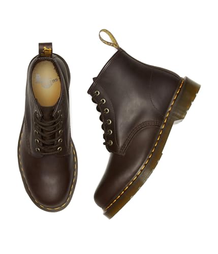 Dr. Martens Unisex-Adult 101 Crazy Horse Leather 6 Eye Boot2