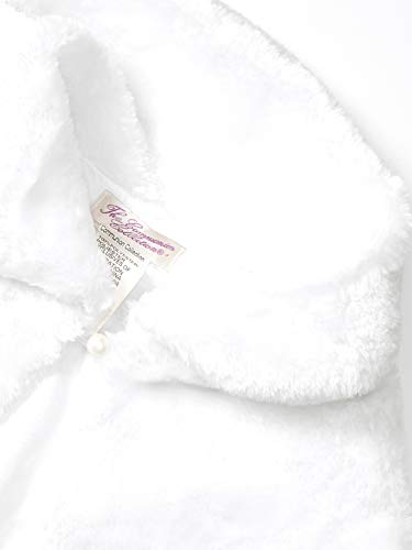 Girls' Faux Fur Collar Cape Jacket3