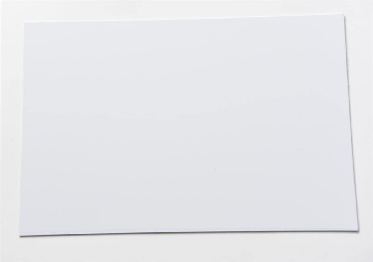 Dopro Uncut 11"x17" DIY Blank Guitar Bass Pickguard Material Sheet Scratch Plate Material Sheet 29x43cm White 1Ply (Cut Your Own Pickguard)