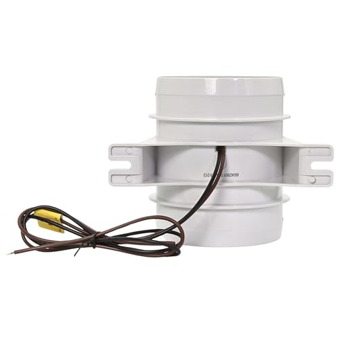 SEAFLO 4" in-Line Marine Bilge Air Blower - 12V, 235 CFM, 4.0A Max Draw, 5-Blade Fan, Ultra-Quiet Operation 4 Inch for Yacht/Sailboat/Boat- ISO 8846, CE & RoHs by SEAFLO - Image 8