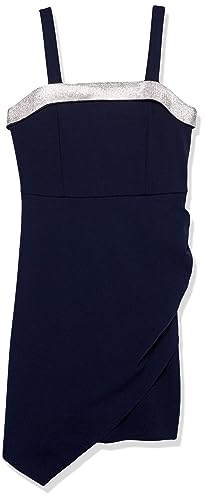 Speechless Girls' Sleeveless A-line Scuba Crepe Party Dress