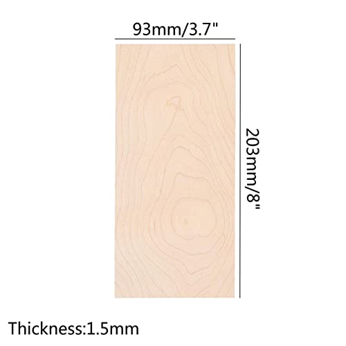 Yuxun Guitar Neck Shims - 3-Piece Electric Guitar Head Veneer - Acoustic Guitar Neck Shims Guitar Parts Instrument Replacement For Luthiers Diy Making #TOP3