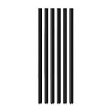 Mampara Divisoria For Recibidor, Mampara Divisoria De Piso A Techo con Poste De Pared, Mampara Divisoria For Habitaciones, Rejilla De Columna For Casa De Té(Black,70cm/27.5in/2.3ft)