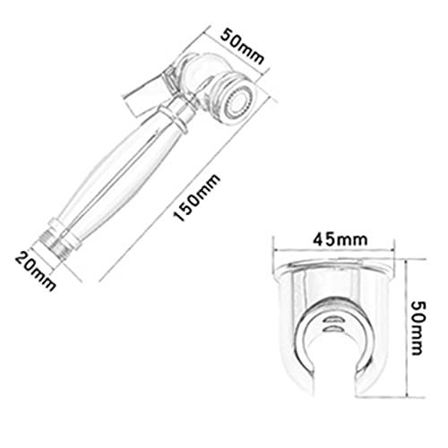 Ensemble de pistolet de pulvérisation de toilette laiton - 5