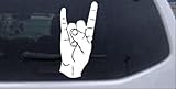 Rad Dezigns Rock N Roll Hand Gesture Music Car Window Wall Laptop Decal Sticker -...