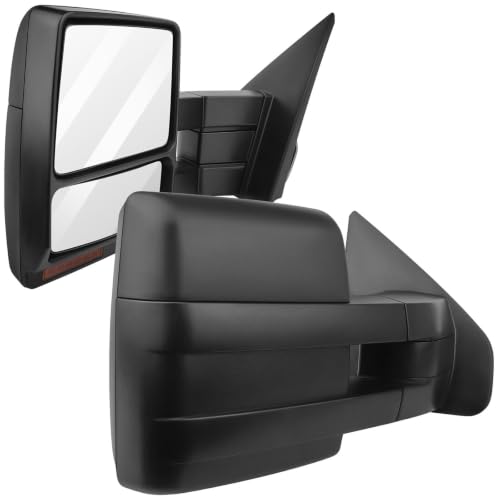 OCPTY Pickup Towing Mirrors Pair Replacement For Ford For F-150 2007-2014