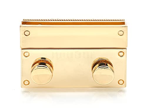 Fermoir presse pour cuir accessoire maroquinerie boucle fermoir doré