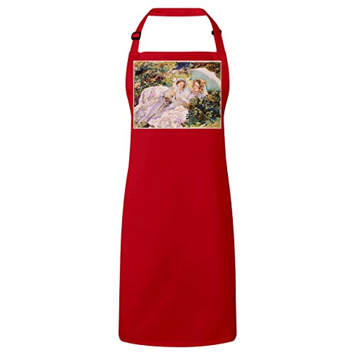 Tablier cuisine premium rouge Sargent le cadeau des gourmets