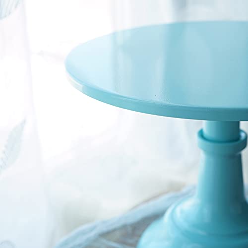 Kerynice 3 Pcs Cake Stand Set Blue Metal Cupcake Holder Dessert Display Plate Decor Serving Platter For Baby Shower Wedding Birthday Parties Celebration #TOP4