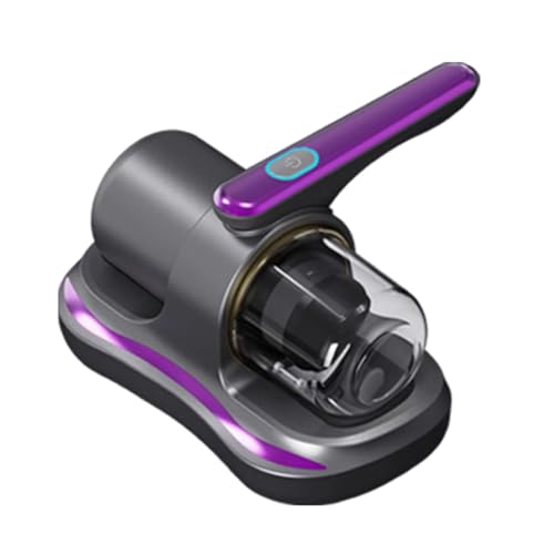 Buhdjfnke Aspiradora de Colchón, Aspiradora de Mano con Luz, Aspiradora para Ácaros, Aspiradora Inalámbrica para Colchones, Sofás, Cabello y Alfombras