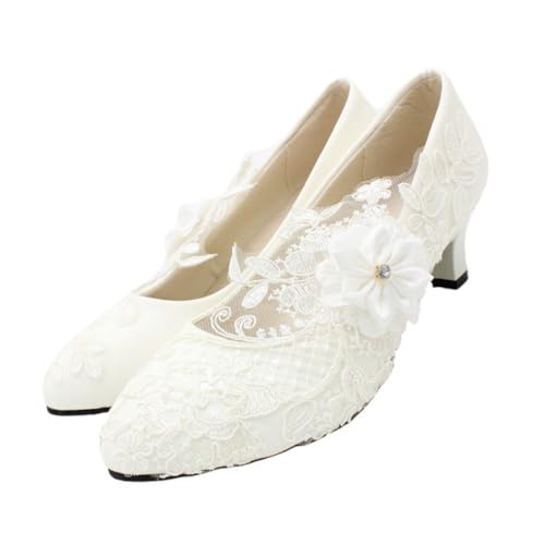 Chaussures en Dentelle de Mariage iplusmile Haute Qualité Finition Soignée