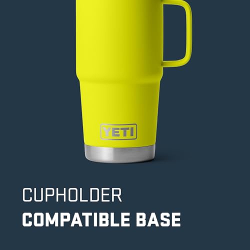 Image of YETI Rambler 20 oz Travel Mug, Stainless Steel, Vacuum Insulated with Stronghold Lid