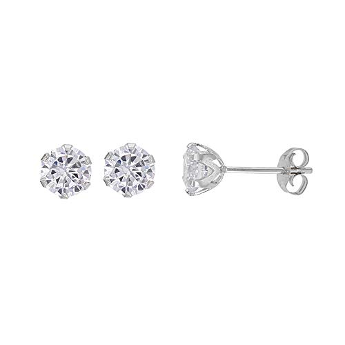 Boucles d'oreilles puce Or blanc 375/1000, le cadeau idéal pour célébrer un moment unique