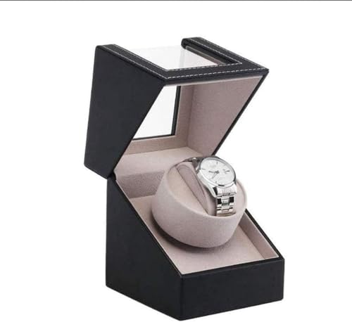 FENOKD Automatic Watch Winder Watch Winder Shake Table Device Watch Shaker Single Table Mini 1 Table Home Storage Box Electric Winding Mechanical Watch Autom