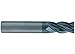SGS 36537 Z1 Z-Carb High Performance End Mill, Aluminum Titanium Nitride Coating with Flat, 3/4" Cutting Diameter, 1-1/2" Cutting Length, 3/4" Shank Diameter, 4" Length
