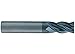 SGS 46360 Z1M Z-Carb High Performance End Mill, Aluminum Titanium Nitride Coating, 6 mm Cutting Diameter, 13 mm Cutting Length, 6 mm Shank Diameter, 57 mm Length