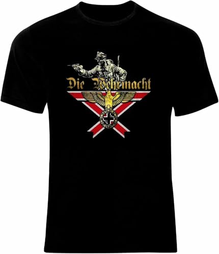 GBOZRNAJ Die Deutsche Wehrmacht Germany Deutschland T-Shirt Black
