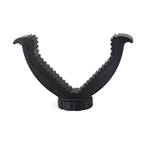 Huntpal V Yoke Gun Rest Shooting Rest For Shooting Sticks Tripods Stands, Heavy Duty Top Mount Attachment For Tripod Bipod Monopod, Rifle Crossbow Hunting Shooting Accessories #TOP12