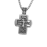 Genérico Religión Cruz de Jesús Hombres Mujeres Collares Colgantes Cadena Punk Gótico Joyería de moda Creatividad Regalos al por mayor