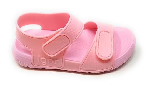 Sandales Igor Bios S10300 rose à double sangle pour la plage