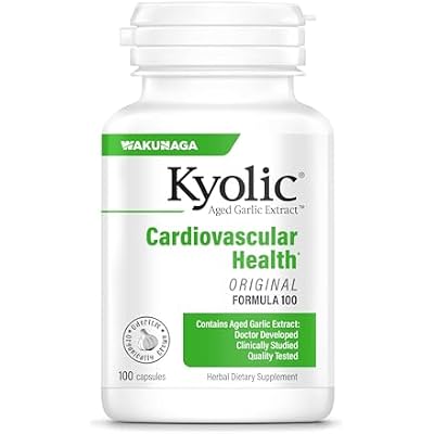 Kyolic Aged Garlic Extract Formula 100, Cardiovascular Health*, 100, Capsules.