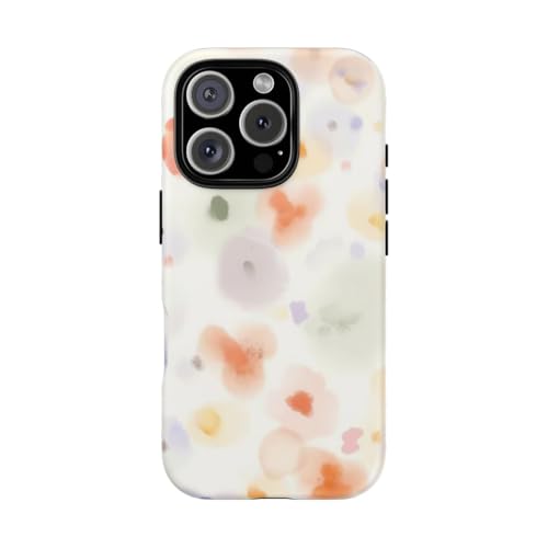 Coque floral aquarelle iPhone 16 Pro pour styliser votre look de bureau