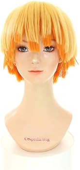 【即日発送可能】鬼滅の刃 善逸ウィッグ Amazon.co.jp: 鬼滅の刃 我妻善逸 風 ウィッグ キャラウィッグ 美容師