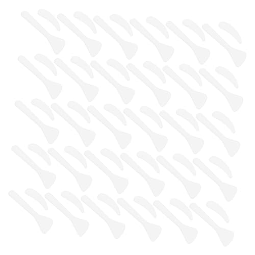 Homoyoyo 100pièces Cuillères à Crème Visage Applicateur Masque Fournitures Cosmétiques Lot De Cuillères Maquillage Tester Produits Beauté