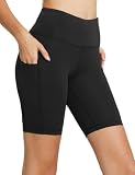 baleaf Women's High Waist Biker Shorts with 3 Pockets...