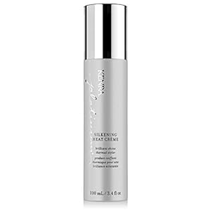 Kenra Platinum Silkening Heat Crème | Brilliant Shine Thermal Styler | Reduces Hot Tool Passes by 50% | Prevents Breakage & Improve Manageability | Heat Protectant | All Hair Types | 3.4 fl. Oz