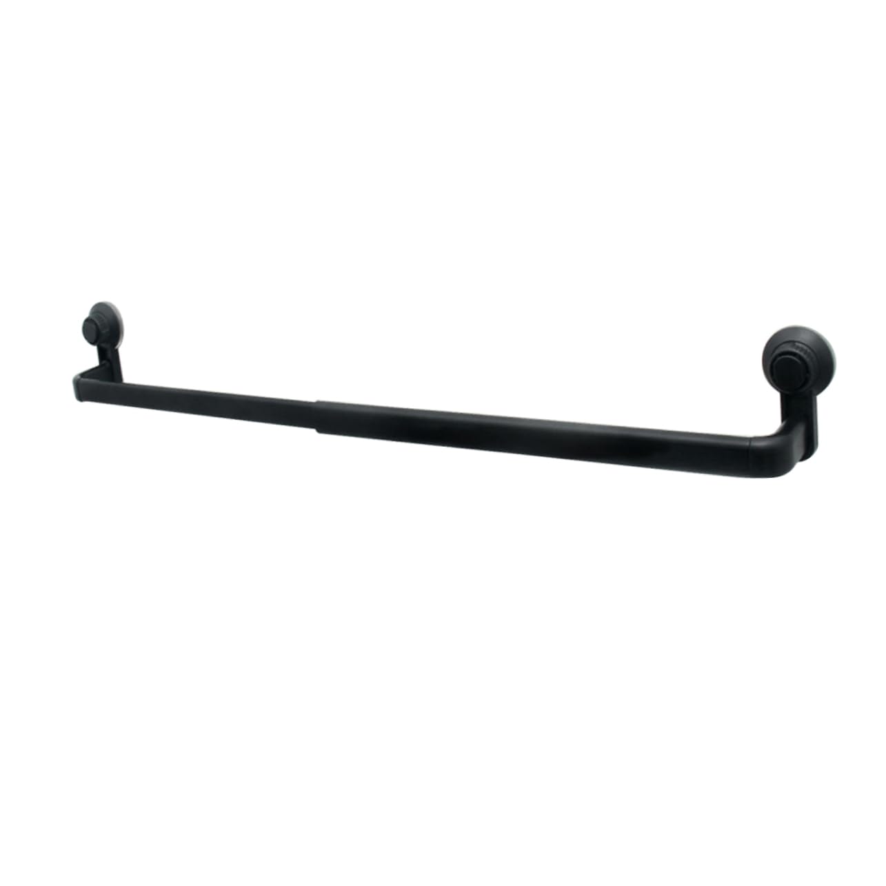 Porte-serviettes ventouse noir installation rapide mur
