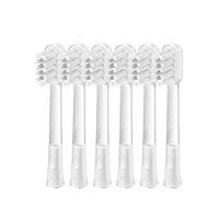 Laifen Confezione da 6 teste di ricambio per spazzolino elettrico per adulti, compatibile con lo...