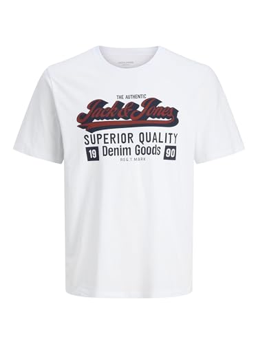 JACK & JONES Jjelogo Tee Ss Oneck 2 Col Aw25 Noos Pls - Plus Size – Ansicht 1
